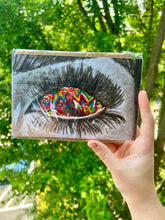 Load image into Gallery viewer, Trippy Eye print - 5 in x 7 in

