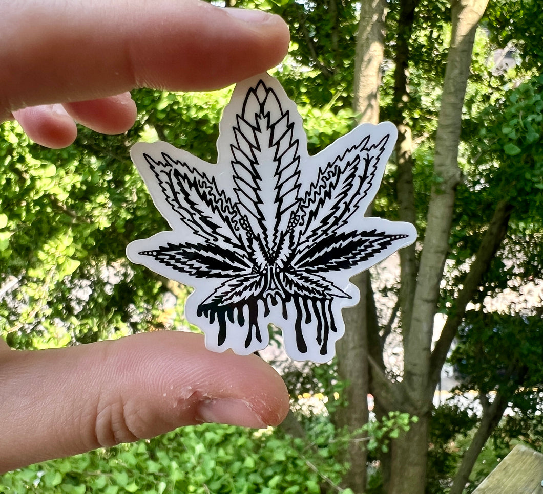 Drippy Weed sticker